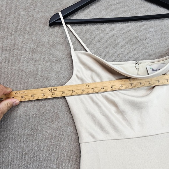 NWT BHLDN Cali Satin Charmeuse Midi Dress in "Oyster" Size Medium 6 - Picture 8 of 16